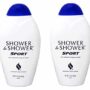 Shower to Shower Absorbent Body Powder, Sport, 13-Ounce Bottles (Pack of 2)
