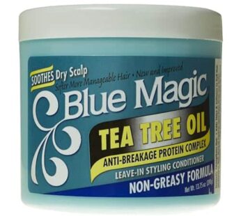 Blue Magic Tea Tree Leave-In Hair Styling Conditioner, 13.75 Ounce, 12 fl oz