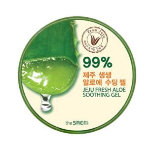 [the SAEM] Jeju Fresh Aloe Soothing Gel 10.1 fl. oz. (300ml) - 99% Aloe Vera, Hydrates & Dry, Itchy & irritated Skin - Image 2