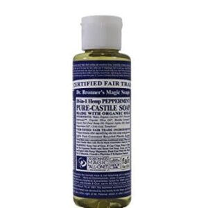 Dr. Bronner's Liquid Soap, Magic All One Pure Castile, Peppermint 18 In 1, 4 Fluid Ounce - Image 3