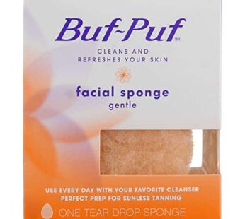 Buf-Puf Gentle Facial Sponge ? Face Scrubber for Dry Skin ? 1 Count (Pack of 3)