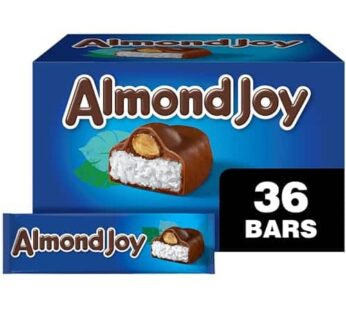 ALMOND JOY Coconut and Almond Chocolate Candy Bars, 1.61 oz (36 Count)