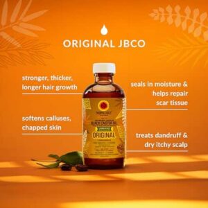 Tropic Isle Living Jamaican Black Castor Oil, 4oz - Pet Bottle | Rich in Vitamin E, Omega Fatty Acids & Minerals | For Hair Growth Oil, Skin Conditioning, Eyebrows & Eyelashes - Image 3