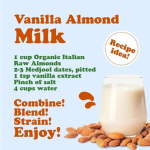 Food to Live - Organic Almonds, 2 Pounds Non-GMO, Whole, Raw, No Shell, Unpasteurized, Unsalted, Vegan, Kosher, Bulk. Keto Snack. Good Source of Vitam - Image 8