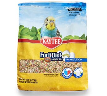Kaytee Forti-Diet Egg-Cite Parakeet Pet Bird Food, 5 Pound