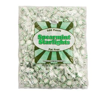 Quality Candy Company Spearmint Starlights, 5 Pounds