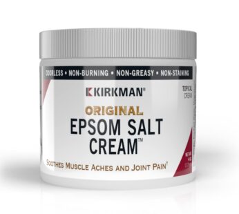 Kirkman ? Epsom Salt Cream ? 4oz Cream ? Gluten Free ? Casein Free