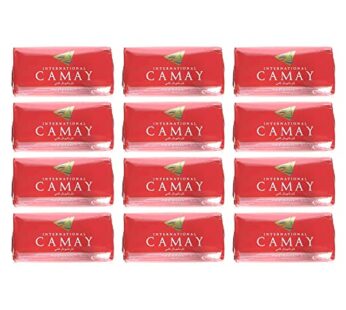 Camay Classic Bar Soap – Moisturizing Camay Classic Soap, Softly Scented Camay Body Wash , 4 Ounce Bath Bars (12 Bars)
