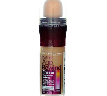 Maybelline Instant Age Rewind Eraser Foundation – Creamy Natural – 2 Pack