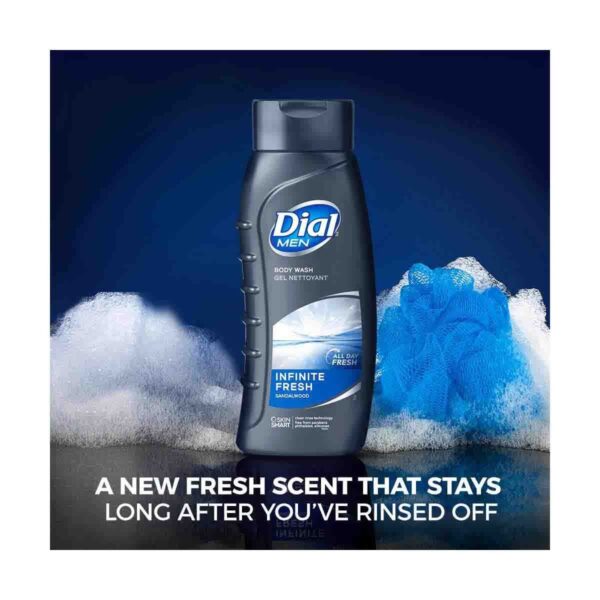 Dial for Men Body Wash, Infinite Fresh, 20 Fluid Ounce (Pack of 3) - Image 4