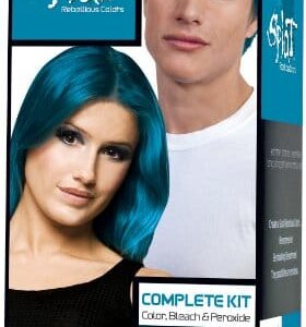 Splat | Aqua Rush | Original Complete Blue Hair Dye Kit | Semi-Permanent | Long Lasting | Vegan and Cruelty-Free - Image 1