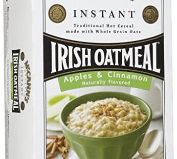 McCann’s Instant Irish Oatmeal – Apple Cinnamon – 12.3 oz – 10 ct