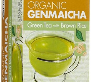 Eden Organic Green Tea with Brown Rice, Traditional Genmaicha, Tea Bags, (1.01 OZ) 16 ct Boxes