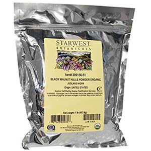 Starwest Botanicals Organic Black Walnut Hull Powder, 1 Lb - Image 2