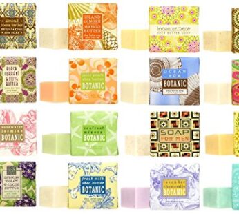 Greenwich Bay Trading Company Soap Sampler 16 pack of 1.9oz bars – Bundle 16 items