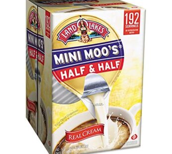 Land O’Lakes Mini-Moo’s Half and Half Liquid Creamer, 0.28 oz., 192/Carton (ORG100718)