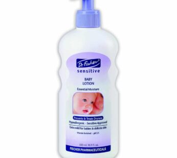 Dr. Fischer Sensitive Skin Baby Lotion, Natural and Calming for Newborns, Babies and Toddlers.
