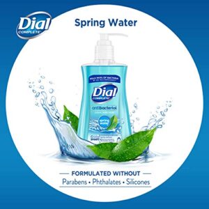 Dial Complete Antibacterial Liquid Hand Soap, Spring Water, Blue, 7.5 fl oz (Pack of 1) - Image 7