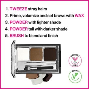 wet n wild Ultimate Brow Kit 963 Dark Brown - Image 6