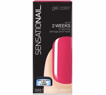 Sensationail Gel Polish, 0.25 oz, Pink Daisy