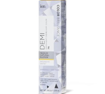 Ion Intensive Shine 7N Medium Natural Blonde Demi Permanent Creme Hair Color 7N Medium Blonde