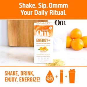 Om Mushroom Superfood Energy Plus Mushroom Powder Drink Mix, Citrus Orange, Single Serve, 10 Count, Mushroom Blend, Cordyceps, Yerba Mate, Tumeric, Vi - Image 5