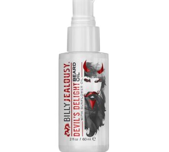 Billy Jealousy Beard Oil for Men, Weightless, Low Shine, and Hydrating Beard Moisturizer for Softer Hair, Helps Prevent Itching and Flakes, Devil’s De