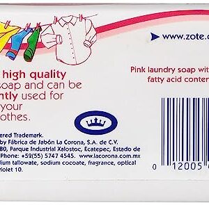 Zote Pink Soap Pack of 3 Total 7 oz - Image 2