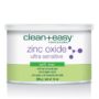 Clean + Easy Zinc Oxide Ultra Sensitive Hair Removal Depilatory Soft Wax, Soothes and Calms Skin Before and After Waxing - Perfect for Delicate Skin,