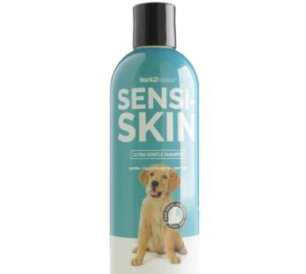 Bark 2 Basics Sensi-Skin Hypoallergenic Shampoo, 16 oz – Naturally Derived, Sensitive Skin Pet Shampoo, Gentle, No Fragrance, Non-Irritating, for Dogs