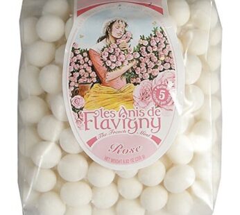 L’Abbaye de Flavigny Rose Drops – French Hard Candy – Large Bag 8.8 oz