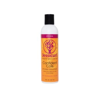 Jessicurl, Confident Coils Styling Solution, No Fragrance Added, 8 Fl oz. Curl Cream for Humidity Control and Frizz Control, Curly Hair Products, Styl