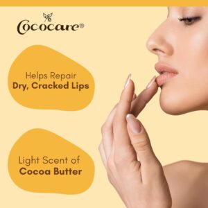 Cococare Cocoa Butter Lip Balm - The Little Yellow Stick Enriched with Natural Cocoa Butter - Conditions & Protects Lips with Hydrating Formula - 0.15 - Image 6