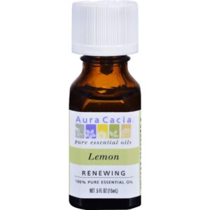 Aura Cacia 100% Pure Lemon Essential Oil | GC/MS Tested for Purity | 15 ml (0.5 fl. oz.) | Citrus limon - Image 3