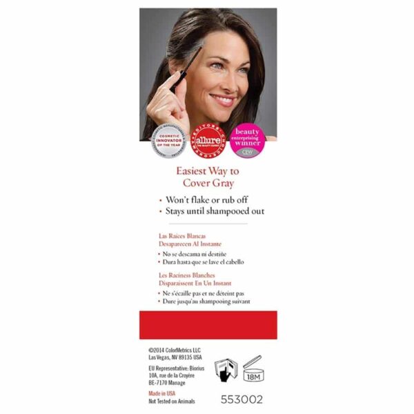 ColorMark PRO Dark Brown Liquid Gray Root Touch Up Wand Applicator, Real Hair Color - Image 5