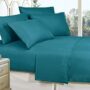 CELINE LINEN Best, Softest, Coziest Bed Sheets Ever! 1800 Premier Hotel Quality Wrinkle-Resistant 4-Piece Sheet Set with Deep Pockets, Queen Turqouise