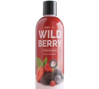 Bark2Basics Wild Berry Dog Shampoo, 16 oz – Naturally Derived, Unique Herbal Blend, For Dry Itchy Skin, Gentle, Moisturizing