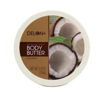 DELON Intense Moisturizing Body Butter, 6.9 Oz (Single) (Coconut)
