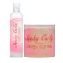 Kinky Curly Knot Today Leave In Conditioner/Detangler 8 oz + Curl Custard Gel 8 oz