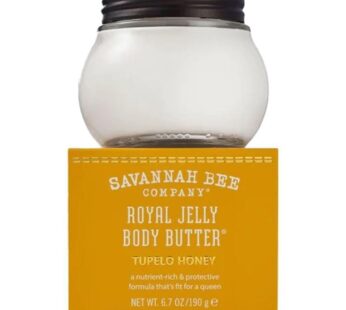 Savannah Bee Company Royal Jelly Body Butter – Deep Hydrating Body Butter for Dry Skin