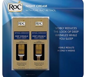 Roc Retinol Correxion Deep Wrinkle Night Cream 1oz (2 Pack)