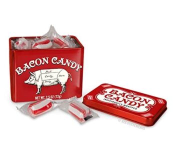 Accoutrements Archie McPhee Bacon Candy, 2.5 Ounce, 12 Pieces