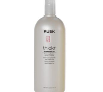 RUSK Designer Collection Thickr Thickening Shampoo, Plumps Up the Cuticle to Increase Strength, Lift and Texture, Leaves Hair with Soft and Manageable