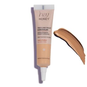 Hey Honey Trick And Treat Active Propolis Cream Concealer, Light To Medium Tone, 0.5 Fl Oz - Image 1