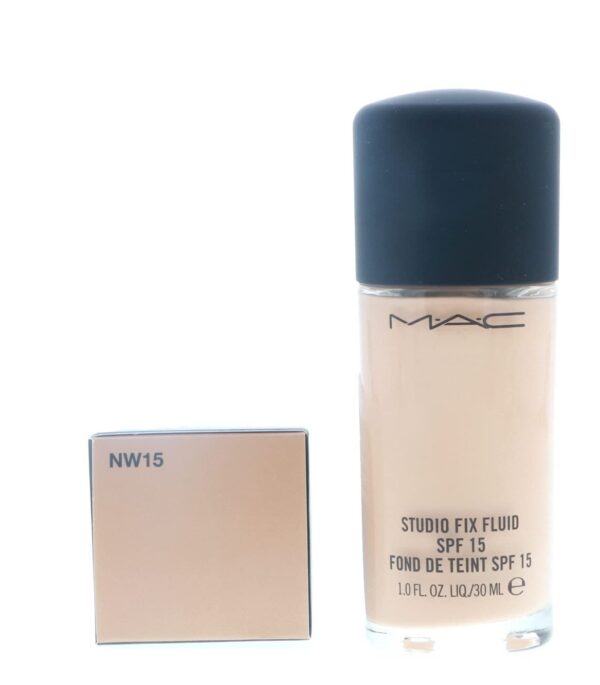 M.A.C Studio Fix Fluid Foundation SPF 15 NW15, 1 Ounce - Image 2