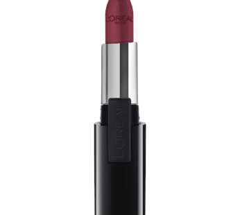 L’Or?al Paris Infallible Le Rouge Lipstick, Persistent Plum, 0.09 oz.