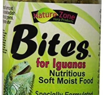 Nature Zone Snz54631 Iguana Bites Soft Moist Food, 9-Ounce