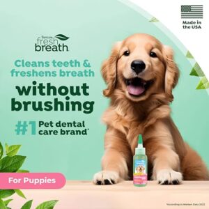 TropiClean Clean Teeth Gel for Puppies | No Brush Puppy Dental Gel | Puppy Toothpaste | Puppy Tooth Gel for Small Dogs | Made in the USA | 2.2 oz. - Image 2