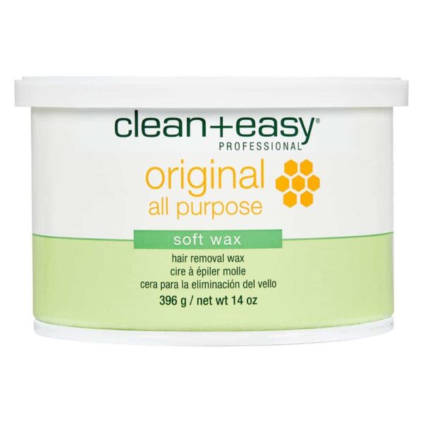 Clean + Easy Original Wax, All-Purpose Soft Hair Removal Wax, Great For Any Hair Type, 14 oz