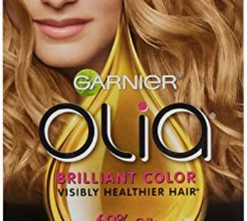 Garnier Olia Ammonia Free Permanent Hair Color, 100% Gray Coverage (Packaging May Vary), 8.0 Medium Blonde, Pack of 1